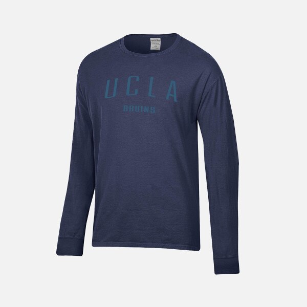 UCLA 3D Tonal Embroidered Long Sleeve Tee