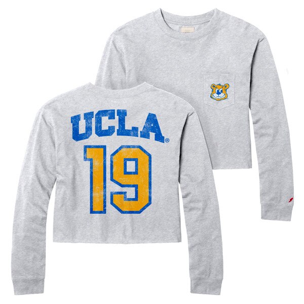 UCLA Women's Long Sleeve Crop Top