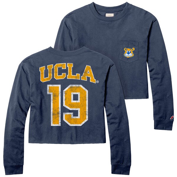 UCLA Women's Long Sleeve Crop Top