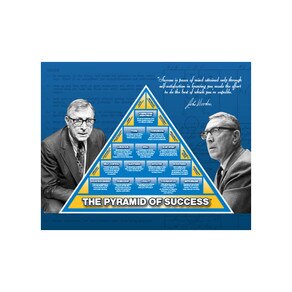 8X10 OFFICIAL PYRAMID OF SUCCESS LAMINATED POSTER