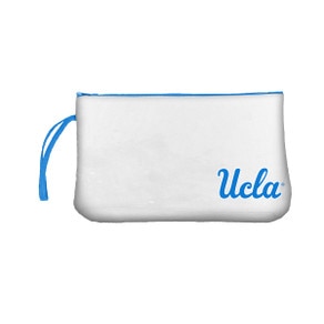 UCLA Script Clear Wristlet